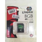 SD Card 8GB Kingston (SD10, Class 10)